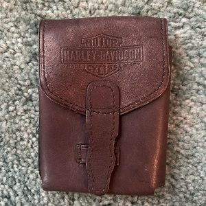 Vintage - Harley Davidson - Leather Phone Case